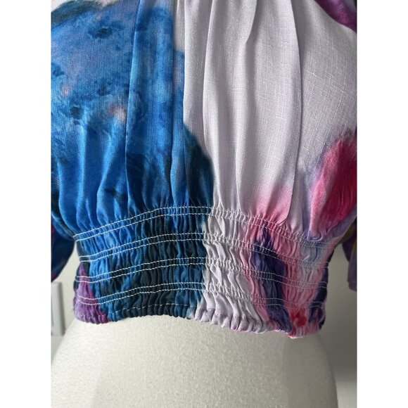 Desigual by Lacroix Christian Lacroix Crop Top Open Back New w Tags Size Large - Picture 2 of 7